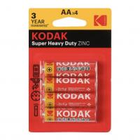 Батарейка "Kodak" Super Heavy Duty Zinc AA R6 бл4 (4/80/400)