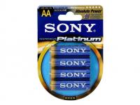Батарейка "Sony" Platinum AA LR6 бл4 (4/80/240)