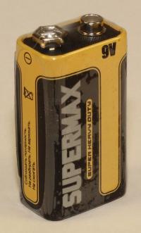 Батарейка "SuperMax" 6F22 /1 (10) Крона