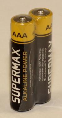 Батарейка "SuperMax" AAA LR03 /2 (2/60/1200)