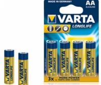 Батарейка "Varta" LongLife AA LR6 бл4 (4/80)