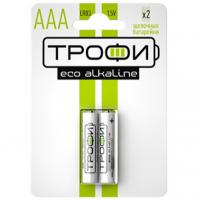 Батарейка "Трофи" Eco Alkaline AAA LR03 бл2 (2/60)