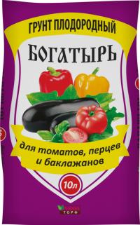 Грунт "Богатырь" Для томатов 10л (Ламаторф) (5)