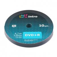 Оптический диск DVD+R "Intro" 4,7GB 16x CP10 (10/400)