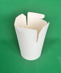 Коробка для лапши 500мл белая (35/420)
