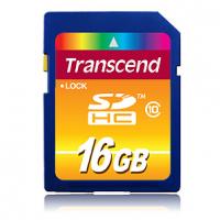 Карта памяти SD "Transcend" 16GB Class 10 (1)