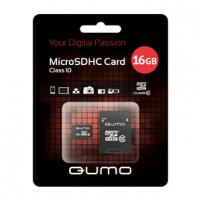 Карта памяти SD micro "Qumo" 16GB Class 10 (1) /с адаптером под SD/