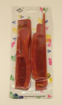 Набор расчёсок пластмассовых "Combs" 6шт (72)
