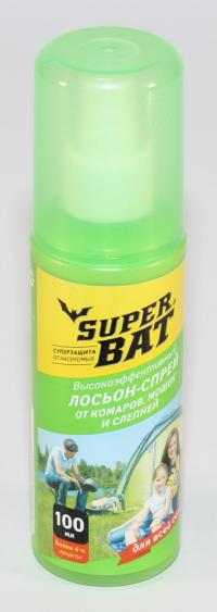 Спрей от комаров "Super Batt" 100мл (50)