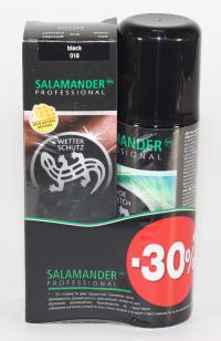 Промо - набор растяжитель для кожи "Salamander" Shoe Stretch 125мл + крем для гладкой кожи Wetter Schutz 75мл чёрный (6)