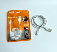 Кабель USB - для  iPhone 5 - 13 1м (100) /круглый/