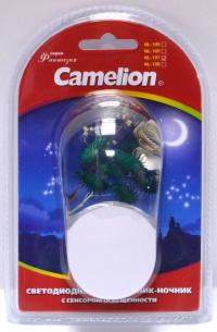 Ночник светодиодный "Camelion" 1W с гелевым наполнителем и фотосенсором (10) 