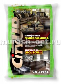 Салфетка из микрофибры "City UP" 60*90см (10/50) - купить в Тамбове