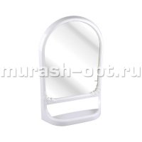 Зеркало с полкой 390*590мм белое (5) - купить в Тамбове