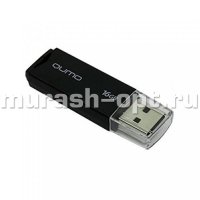 Флешка USB 2.0 "Qumo" 16GB (1) /Чёрный/ - купить в Тамбове