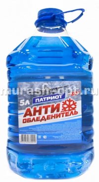 Жидкость для стёкол "Патриот" -30С 5л (4/192) /синяя крышка/ - купить в Тамбове