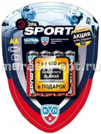 Батарейка "Эра" Sport AA LR6 бл4 (4/40/640) + игра - купить в Тамбове