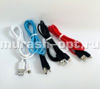 Кабель USB - microUSB (100) /круглый силиконовый/ - купить в Тамбове