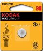 Батарейка "Kodak" Max Lithium CR1620 бл1 (12)  - купить в Тамбове