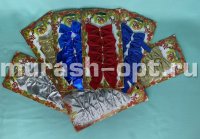 Новогодние игрушки Бантики блестящие 2*6см 6шт (12) - купить в Тамбове