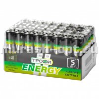 Батарейка "Трофи" Energy Alkaline AAA LR03 /4 (4/40/960)  - купить в Тамбове