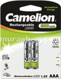 Аккумулятор "Camelion" AAA R03 300mAh бл2 (2/24) - купить в Тамбове