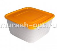Набор контейнеров для пищевых продуктов "Унико" квадратные 5шт 0,45л, 0,9л,1,4л, 2,1л, 3л (8) - купить в Тамбове