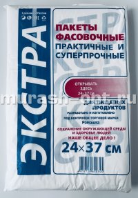 Фасовка "Клевер" Ромашка Экстра 24*37см 8мкм европласт 800шт (10)  - купить в Тамбове
