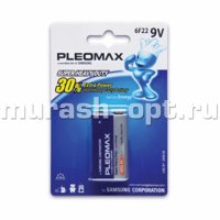 Батарейка "Samsung Pleomax" 6F22 бл1 (10) Крона - купить в Тамбове