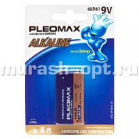 Батарейка "Samsung Pleomax" 6LR61 бл1 (10) Крона - купить в Тамбове