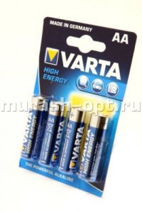 Батарейка "Varta" High Energy AA LR6 бл4 (4/80) - купить в Тамбове