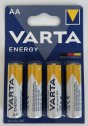 Батарейка "Varta" Energy AA LR6 бл4 (4/80)  - купить в Тамбове