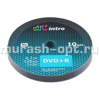 Оптический диск DVD+R "Intro" 4,7GB 16x CP10 (10/400) - купить в Тамбове