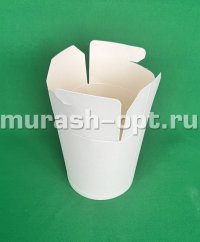 Коробка для лапши 500мл белая (35/420) - купить в Тамбове