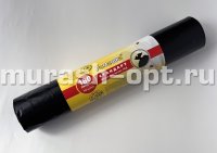 Мешки для мусора "Ромашка" Стандарт 180л*10шт 90*110см 30мкм ПВД (20) /чёрные/ - купить в Тамбове
