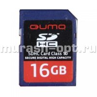 Карта памяти SD "Qumo" 16GB Class 10 (1) - купить в Тамбове