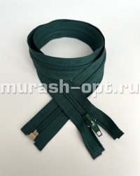 Молния спиральная разъёмная 75см 1замок зелёная (10/50) - купить в Тамбове