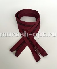 Молния спиральная разъёмная 70см 1замок бордовая (10/50) - купить в Тамбове