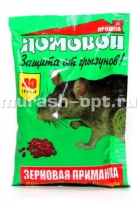 Средства от грызунов "Домовой" зерно 40гр (110) - купить в Тамбове