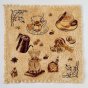 Салфетка из микрофибры для уборки 30*30см (5/30) /кофе/  - купить в Тамбове