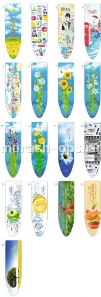 Чехол для гладильной доски универсальный бязь 1290*395мм (1) /до 1250*360мм/ - купить в Тамбове