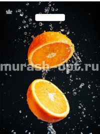 Пакет с прорезными ручками "Триумф" Апельсиновый взрыв 31*40см 60мкм ПВД (50) - купить в Тамбове
