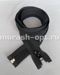 Молния спиральная разъёмная 90см 1замок чёрная (10/50) - купить в Тамбове