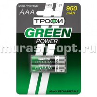 Аккумулятор "Трофи" AAA R03 950mAh бл2 (2/20) - купить в Тамбове