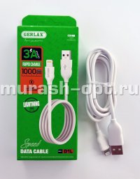 Кабель USB - для  iPhone 5 - 14 1м 3A (100) /круглый/ - купить в Тамбове