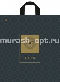Пакет с петлевыми ручками "Перфекто" Стиль 42*46см 95мкм ПВД (25/400)  - купить в Тамбове